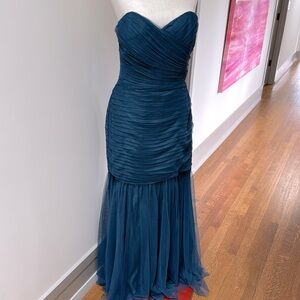 Amsale Deep Navy Gown